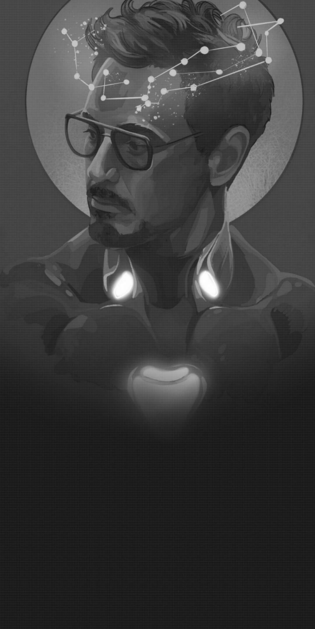 Iron man dark iphone wallpaper