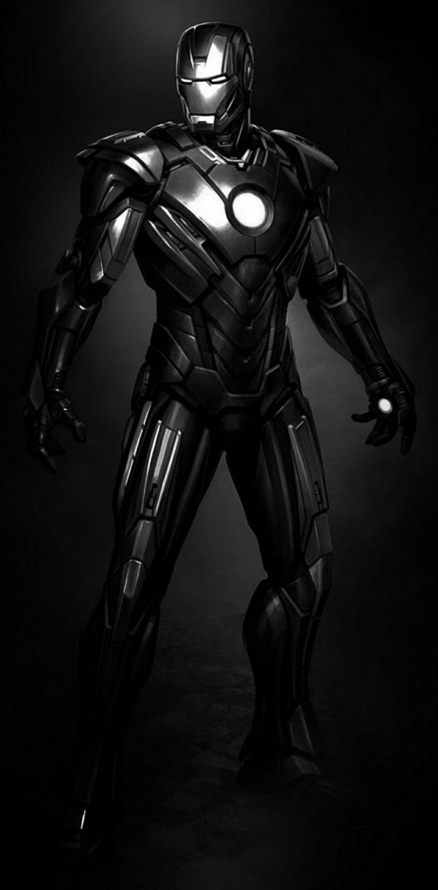 Black ironman wallpaper by xwalls