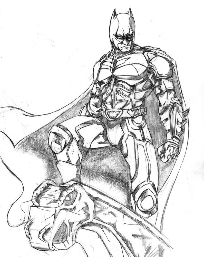 Free printable batman coloring pages for kids