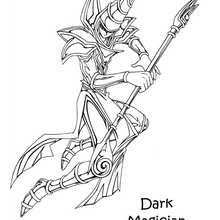 Dark magician coloring pages