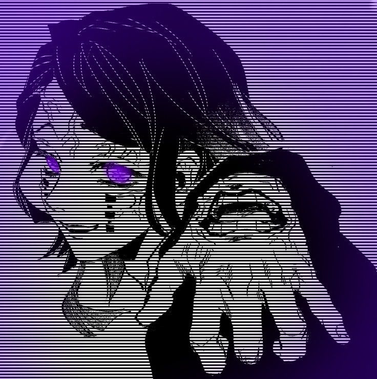 Icon anime dark dark purple aesthetic anime icons dark anime