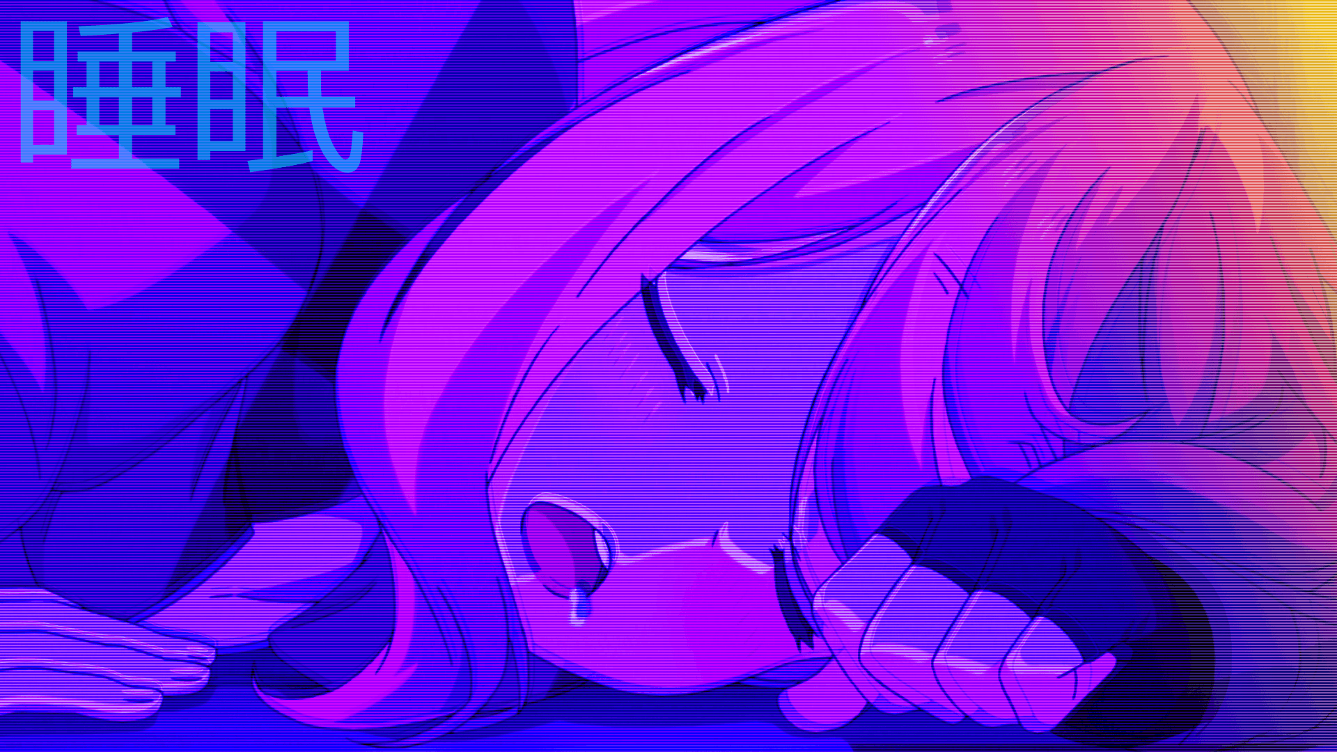 Purple aesthetic anime wallpapers