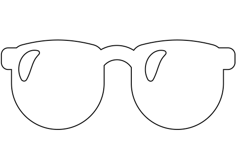 Dark sunglasses emoji coloring page free printable coloring pages