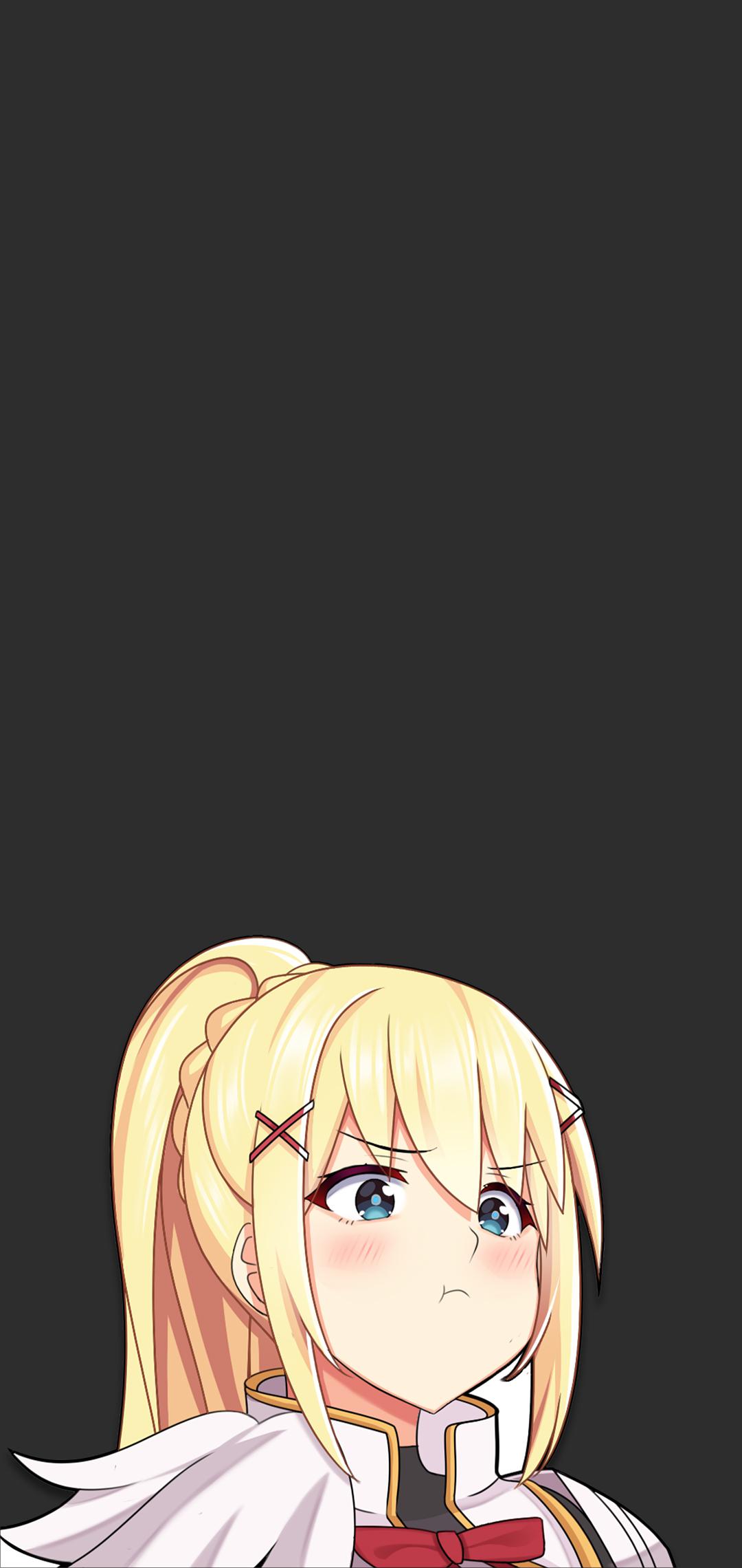 Darkness phone wallpaper rkonosuba