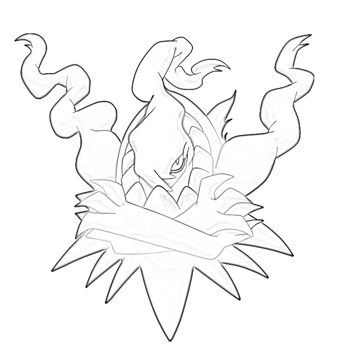 Darkrai coloring page coloring page