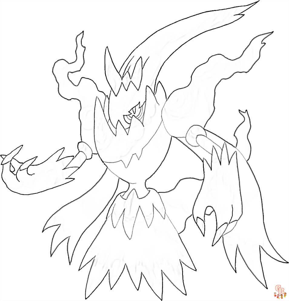 Discover the enchanting world of darkrai coloring pages