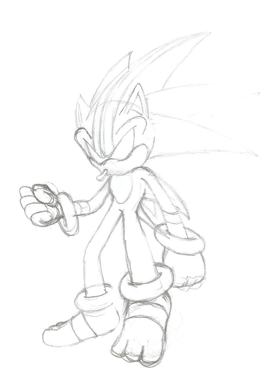 Darkspine sonic sketch by sweecrue on