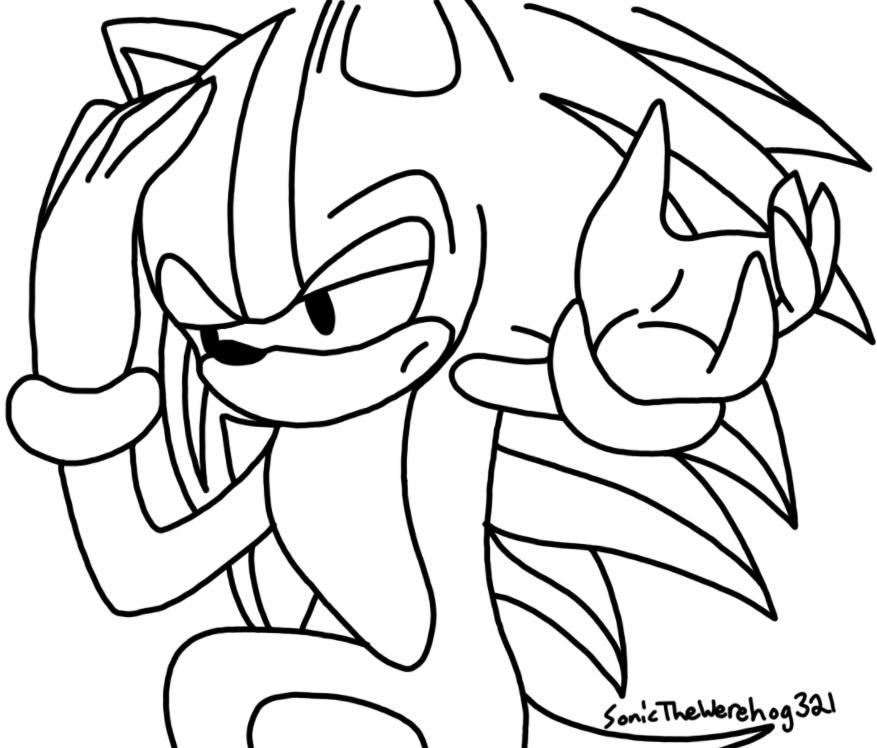 Darkspine sonic drawing by sonicthewerehog on