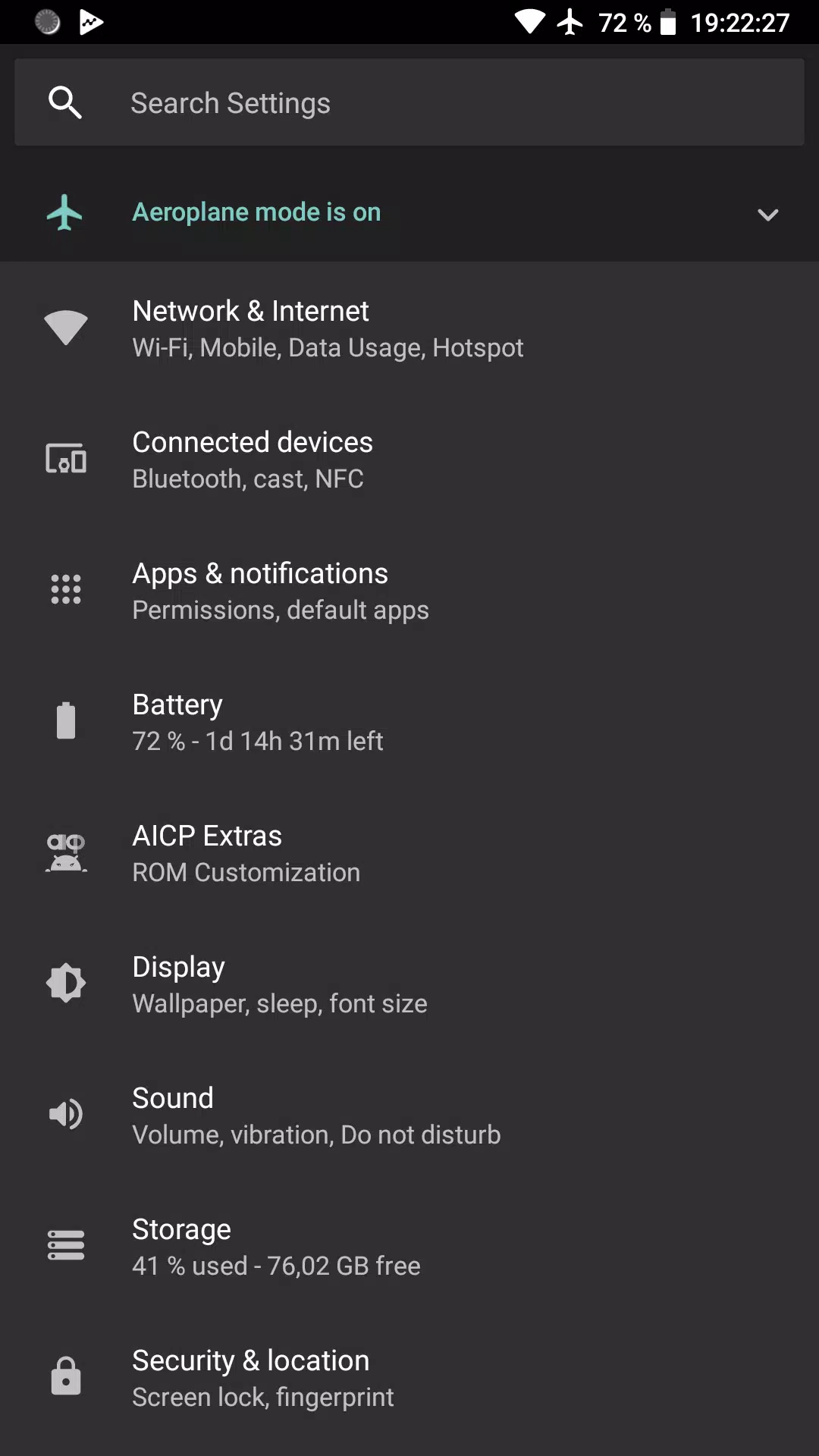 Default dark theme apk fãr android herunterladen