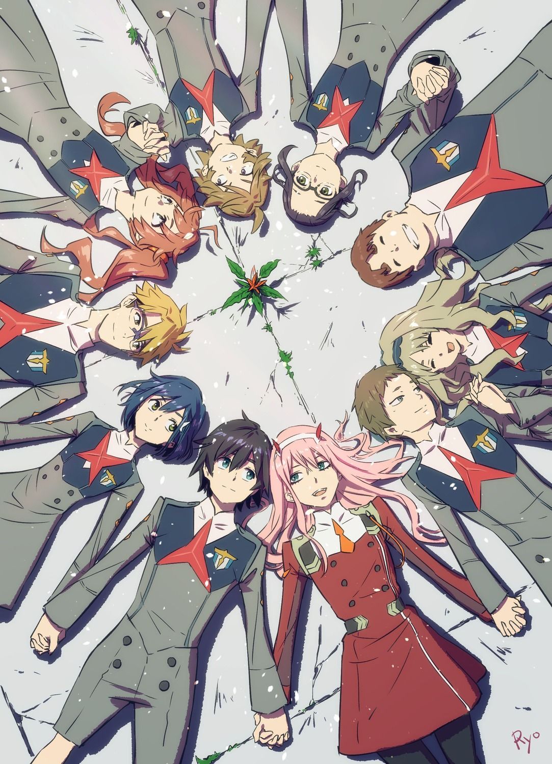 Darling in the franxx aesthetic wallpapers