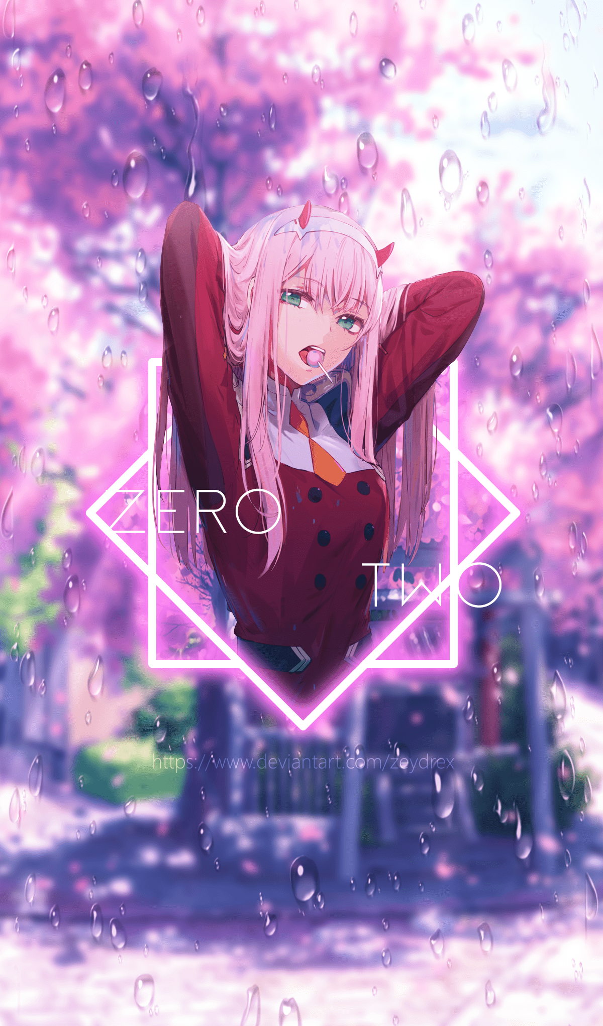 Zero two wallpaper