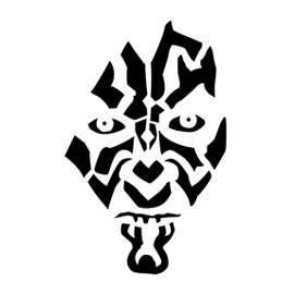 Darth maul stencil free stencil gallery