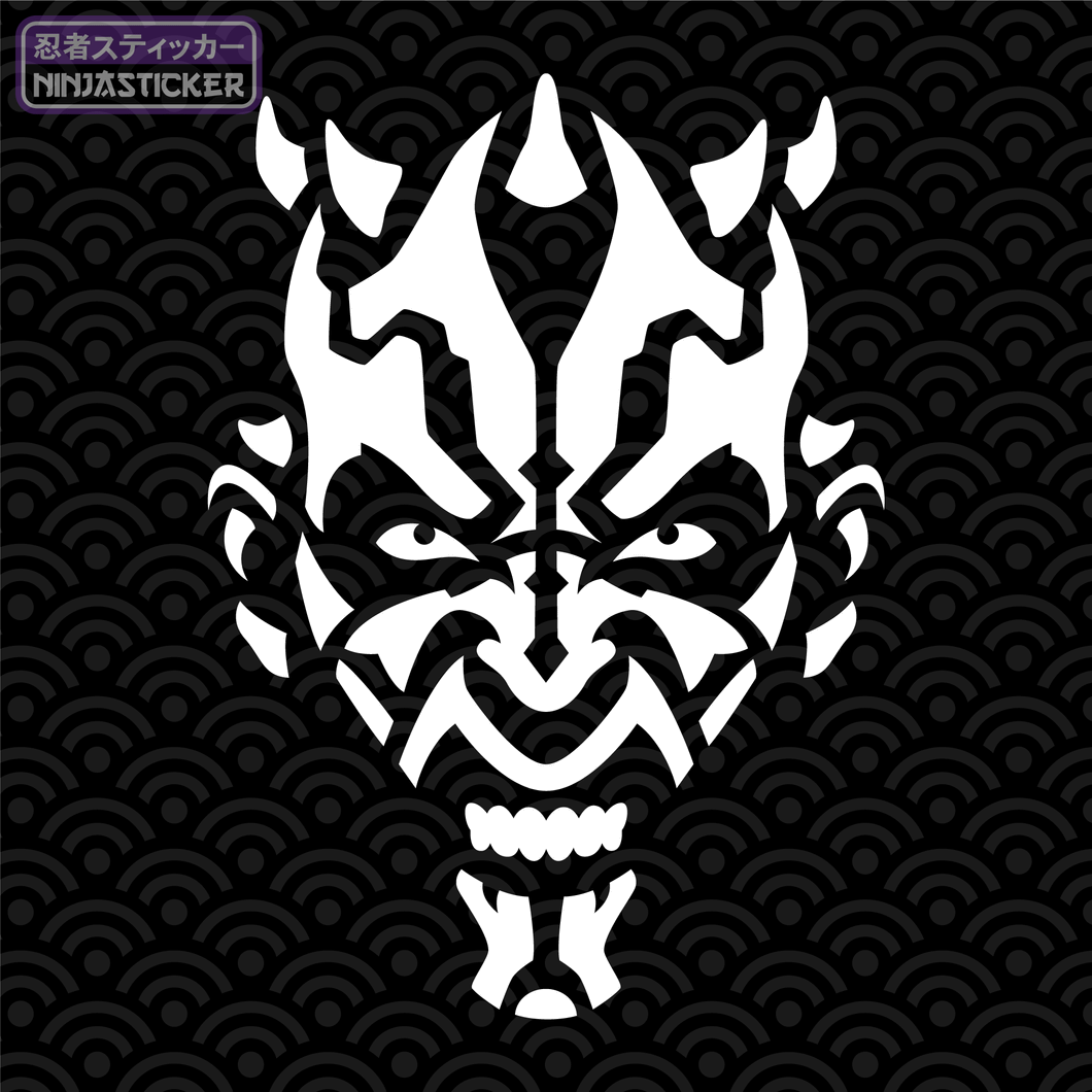 Star wars darth maul sticker