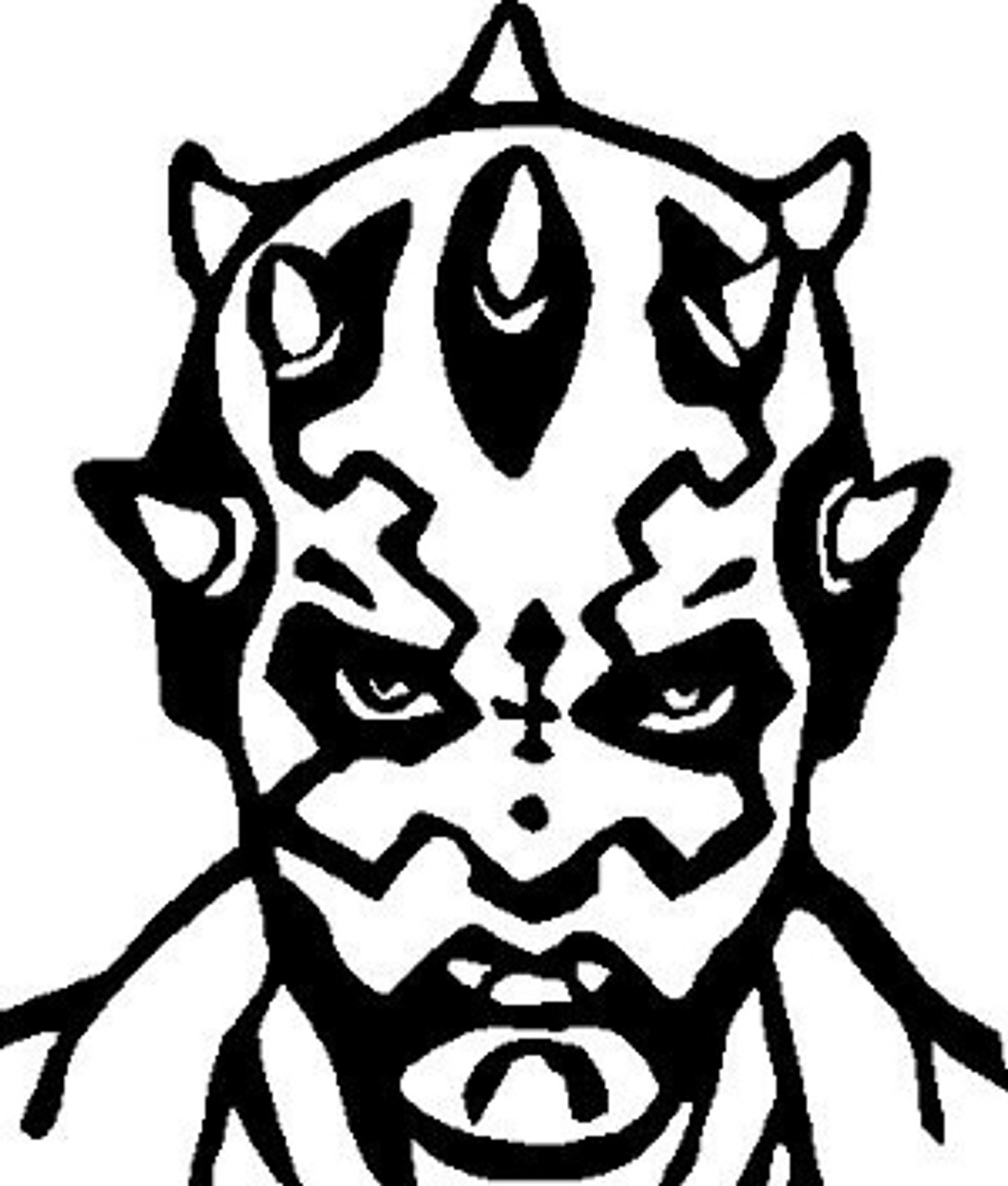 Star wars darth maul decal