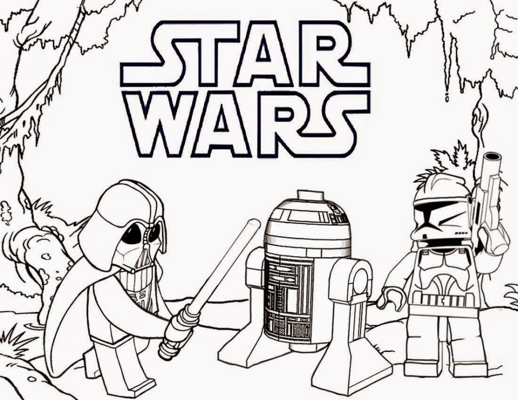 Lego star wars coloring pages