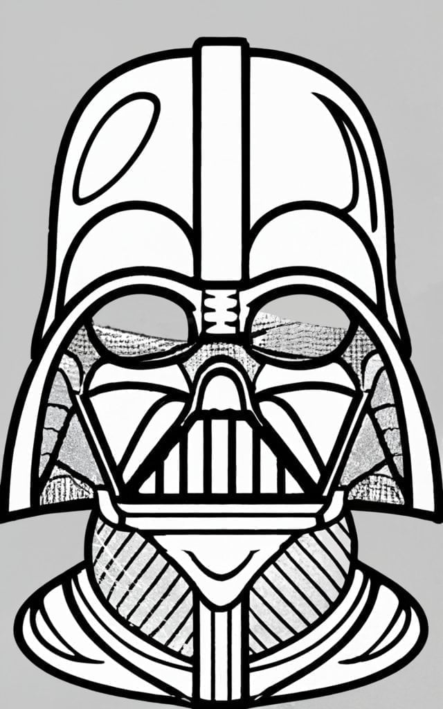 Star wars darth vader coloring pages