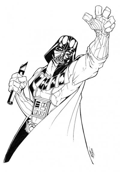 Updated star wars coloring pagesdarth vader coloring pages