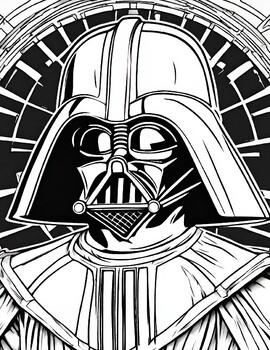 Free star wars darth vader coloring pages early finishers coloring activities