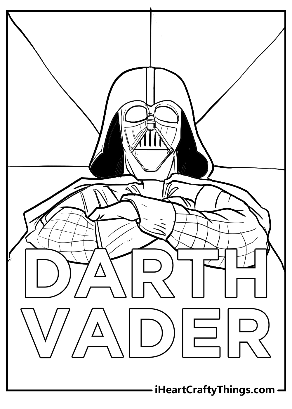 Printable darth vader coloring pages updated