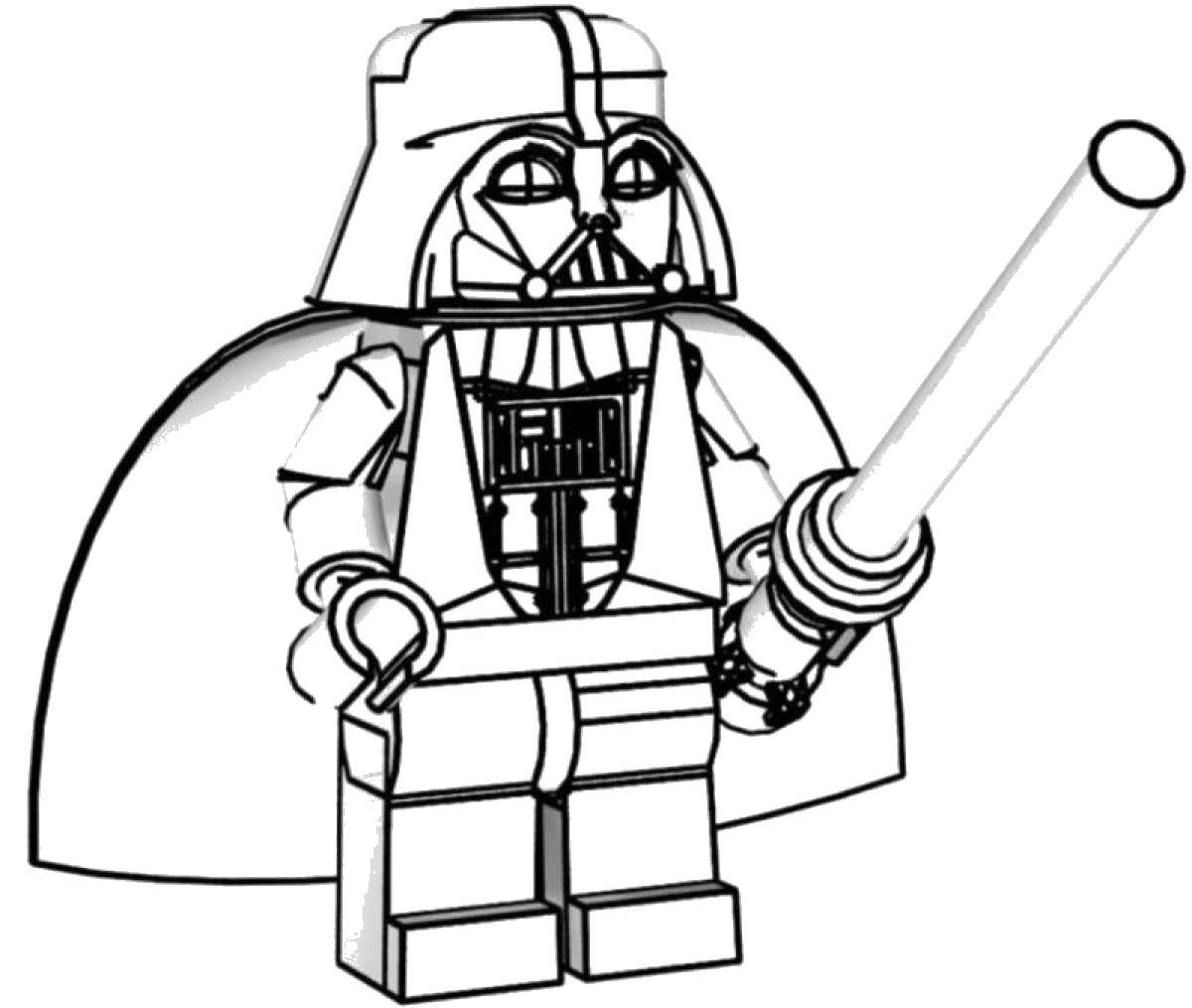 Online coloring pages coloring page darth vader from star wars lego download print coloring page