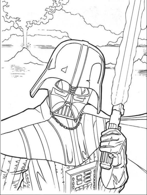 Darth vader coloring pages