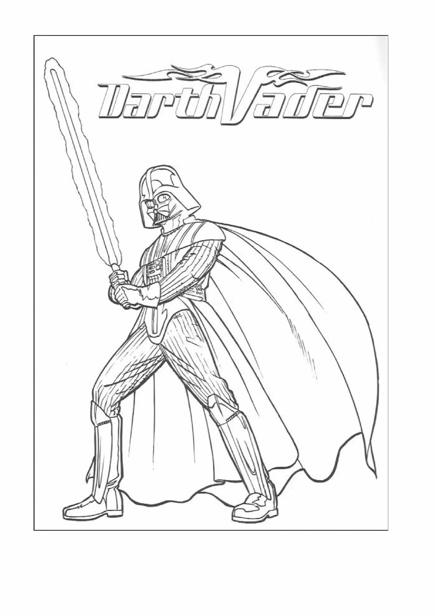 Darth vader coloring pages pdf