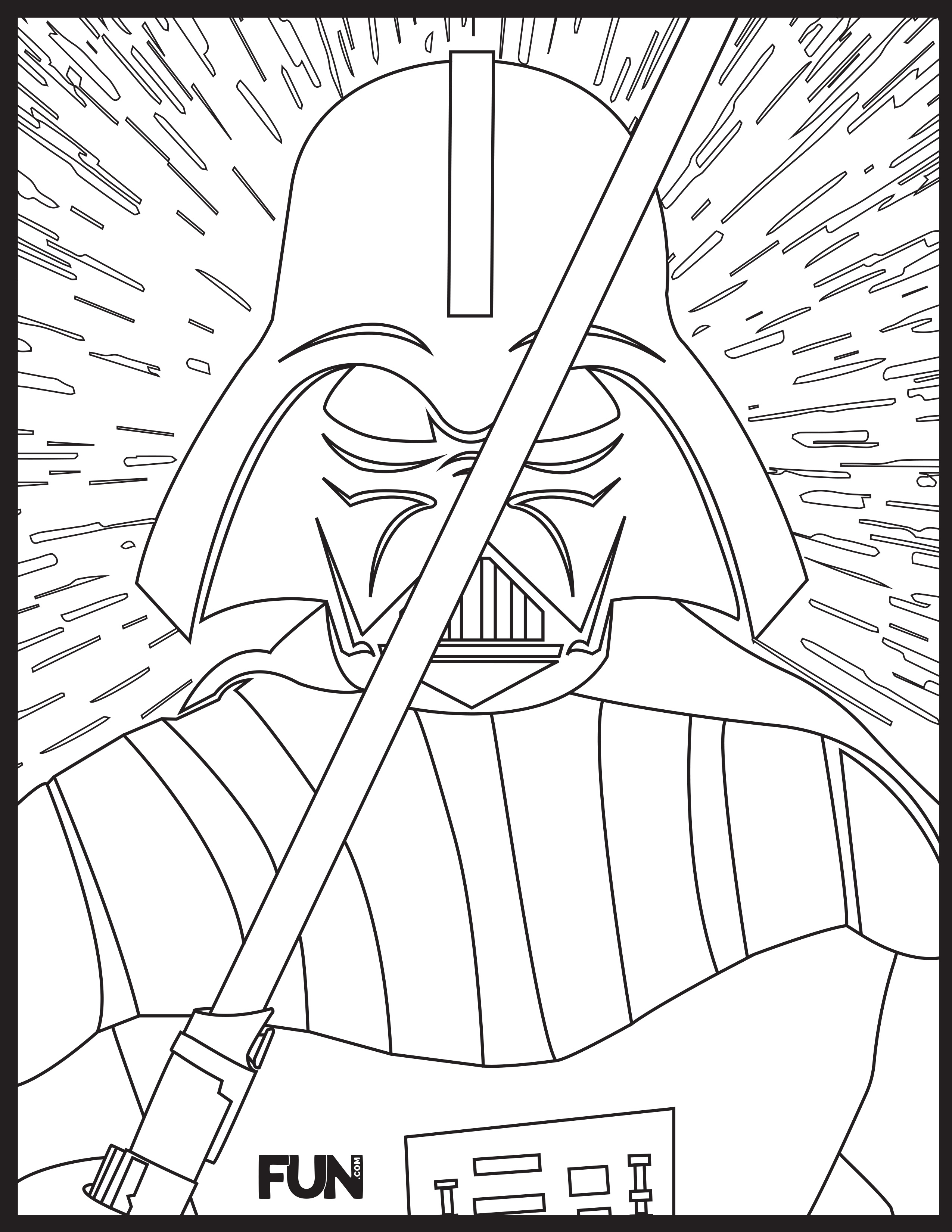 Star wars coloring pages and bingo sheets printables