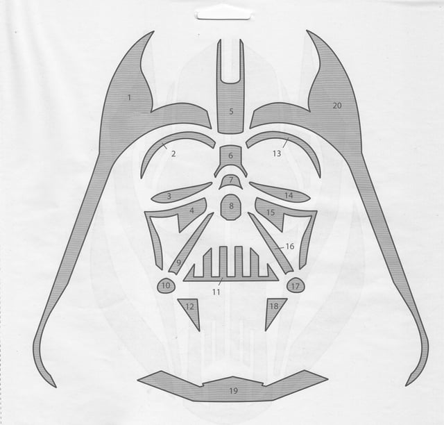 Star wars darth vader free pumpkin stencil