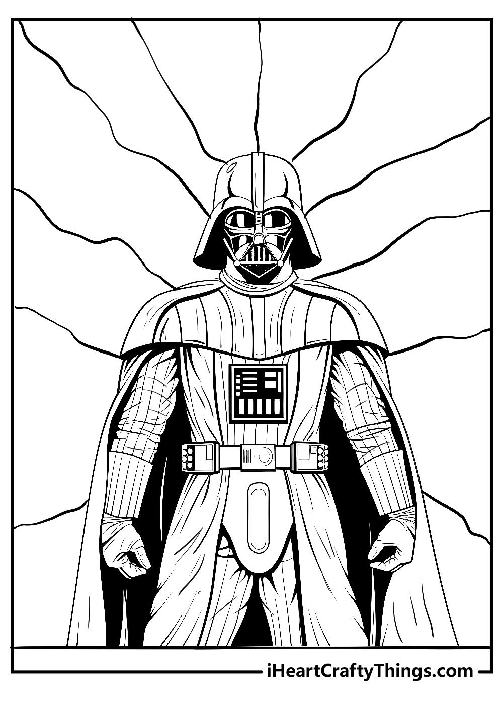 Printable darth vader coloring pages updated