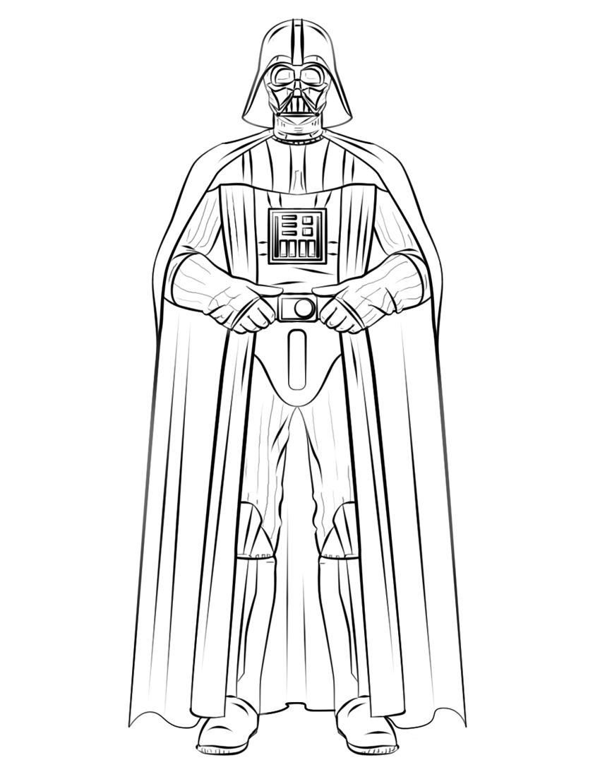 Darth vader coloring pages