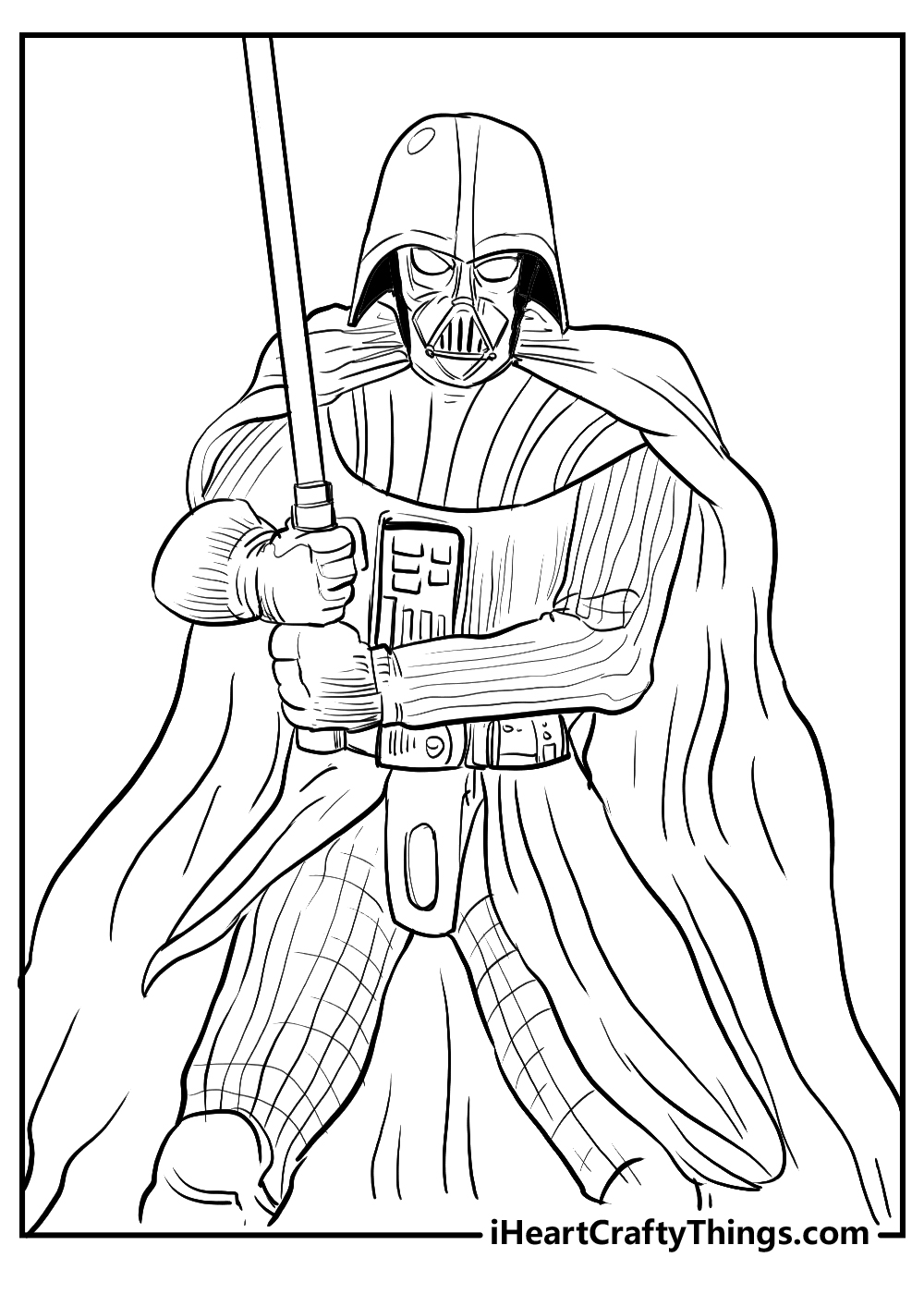 Printable darth vader coloring pages updated