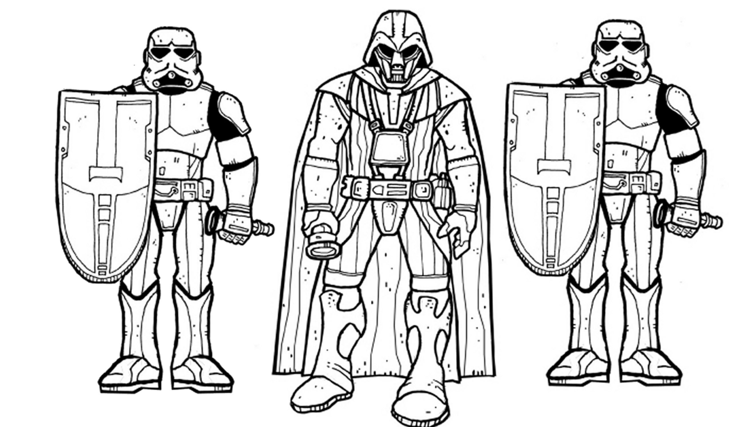 Darth vader coloring pages