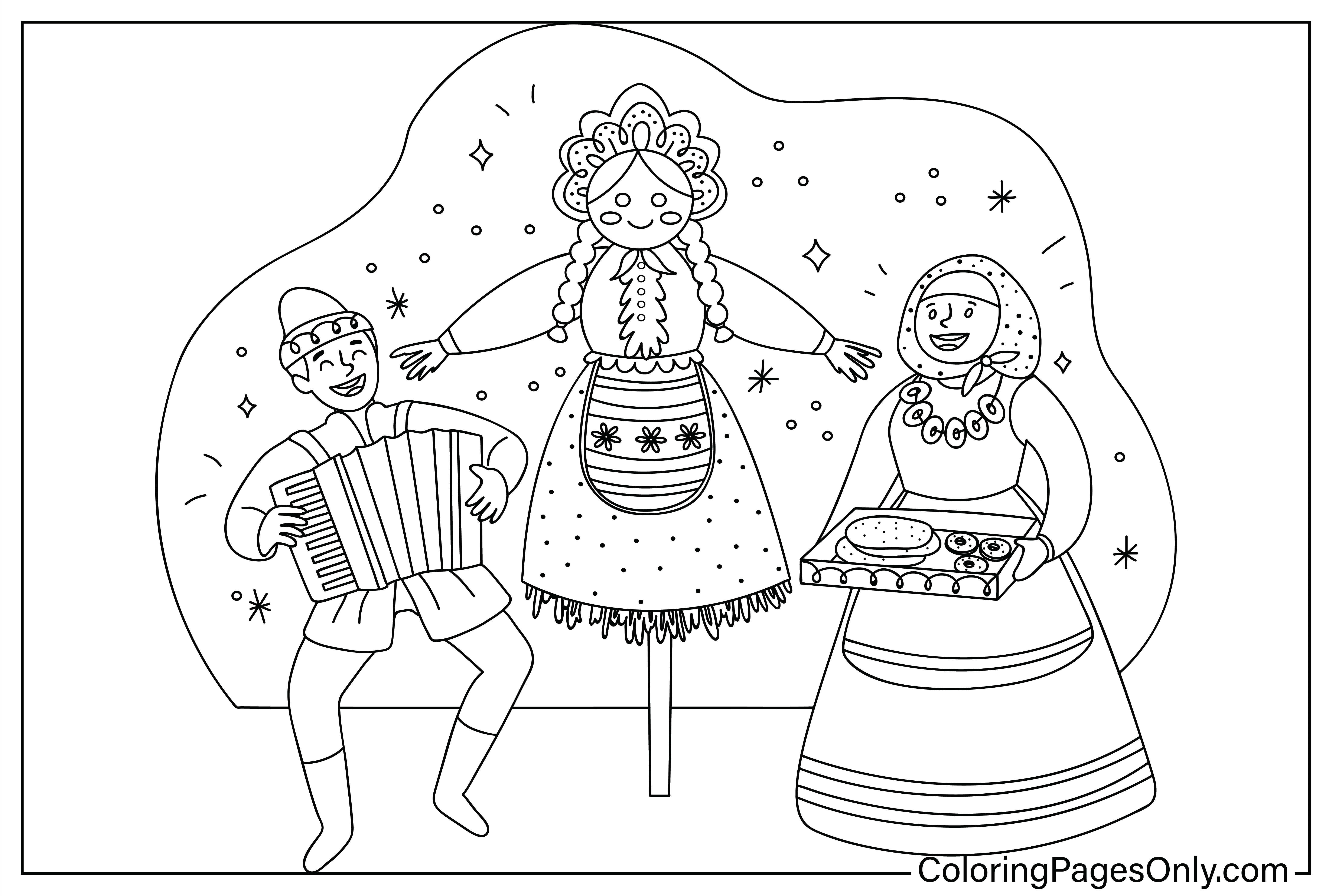 Russia coloring pages