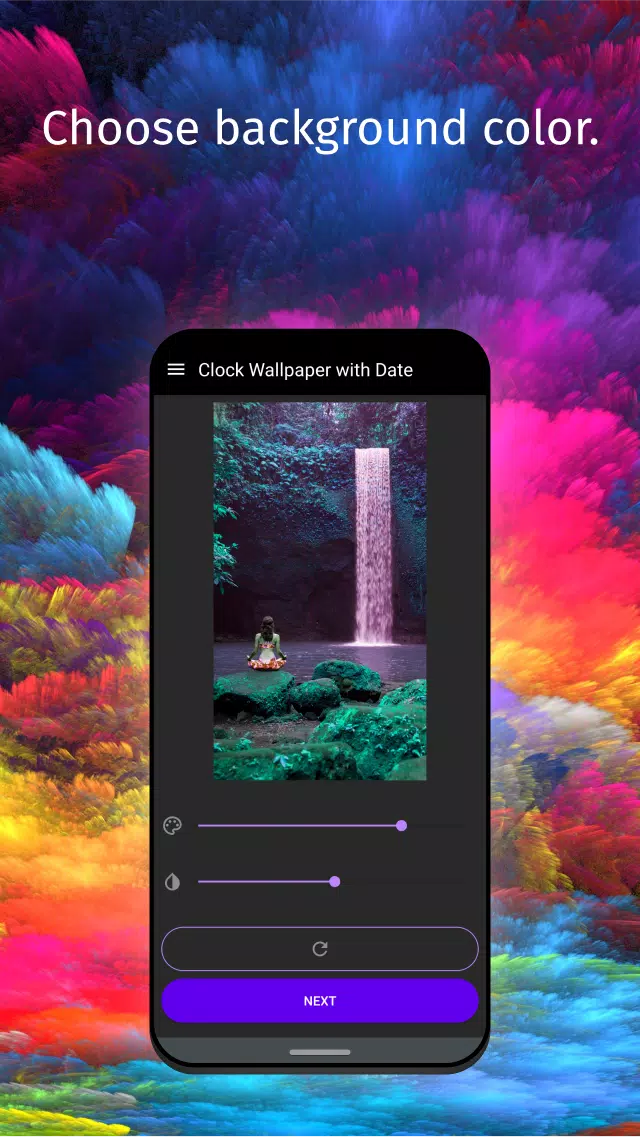 Clock wallpaper with date apk for android download