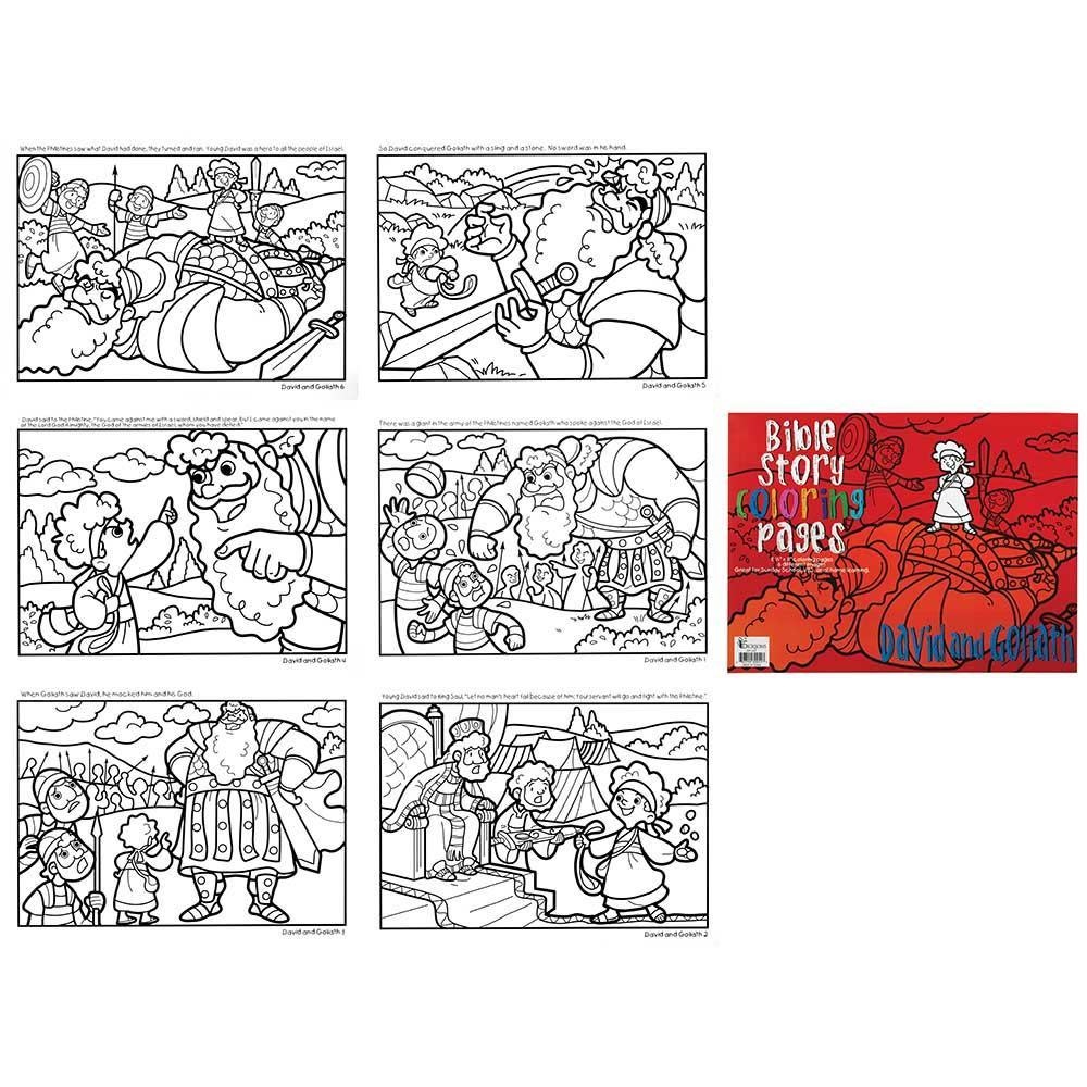 Bible story coloring pages