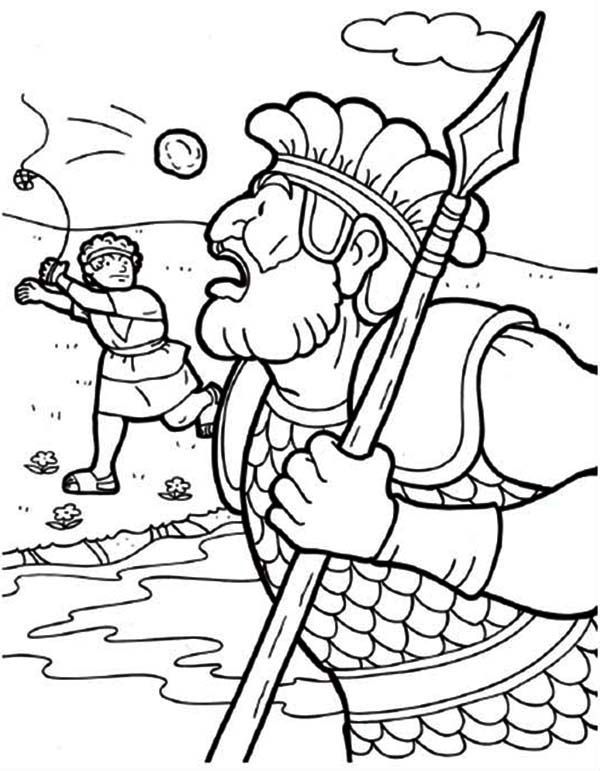 Grab your fresh coloring pages for david and goliath download httpsgethighitfresh