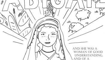 David coloring page