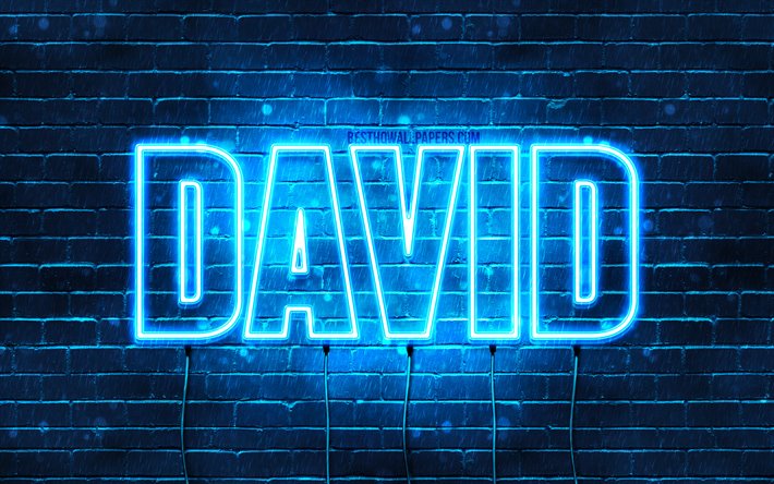 Download wallpapers david k wallpapers with names horizontal text david name blue neon lights picture with david name for desktop free pictures for desktop free