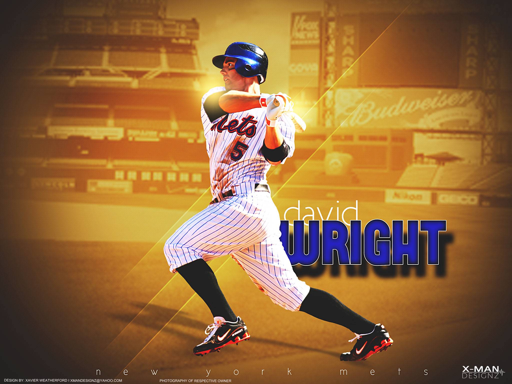 Athlete Logos on X: Wallpaper Wednesday we say farewell to the Captain.  @Mets #LGM #Mets #DavidWright @dylanobrien  / X