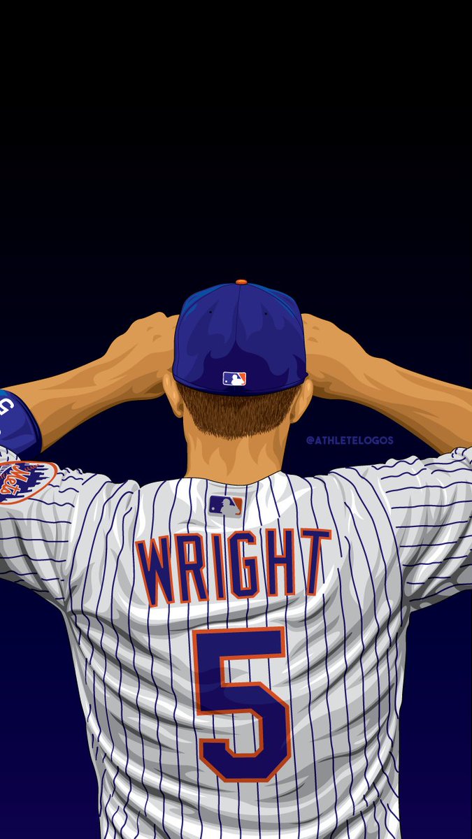 Athlete logos on mets free david wright phone wallpaper thankyoudavid lgm httpstcoetrjcnav