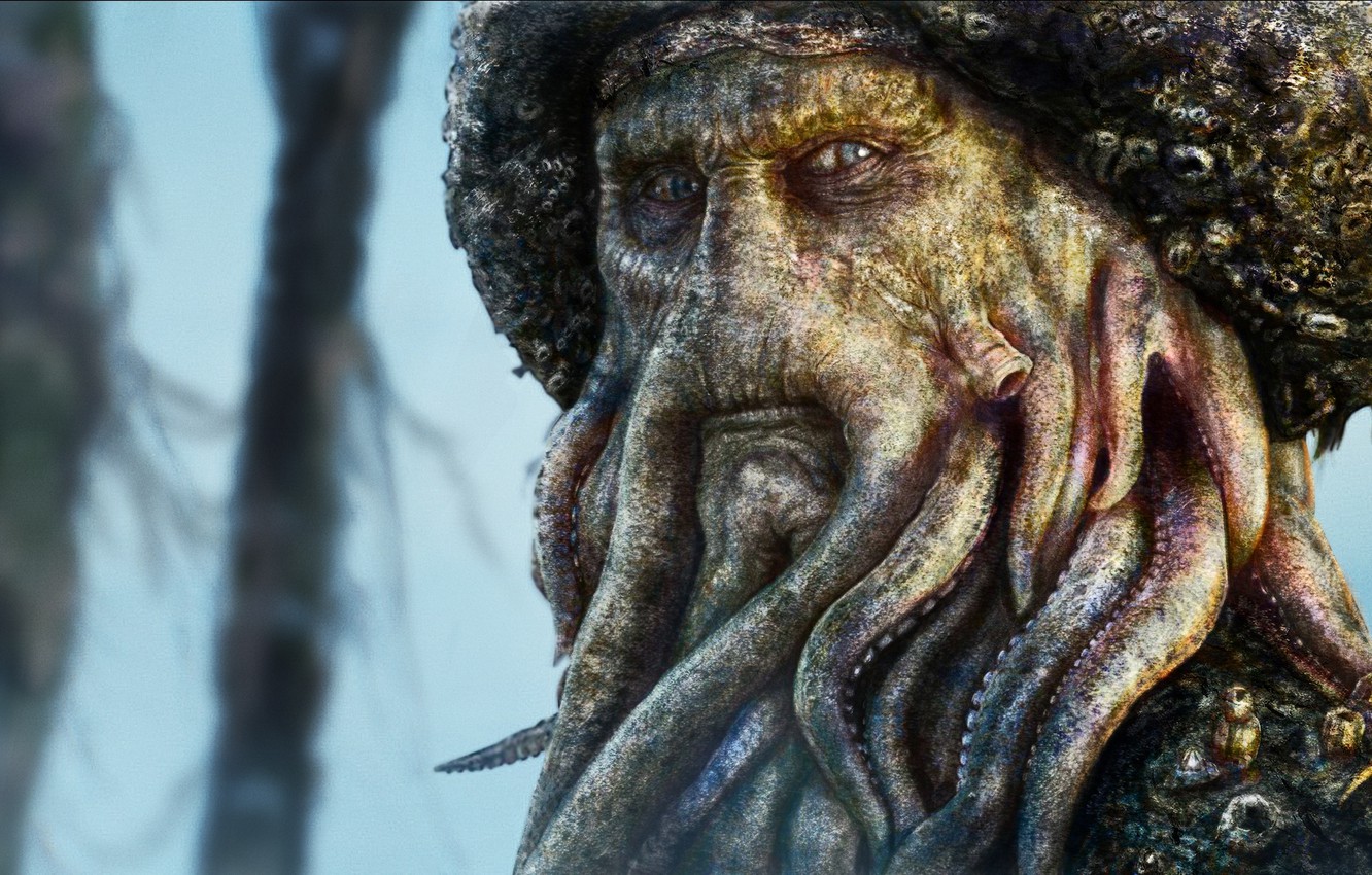 Wallpaper pirate davy jones pirates of the caribbean captain dead mans chest images for desktop section ñððñðñ