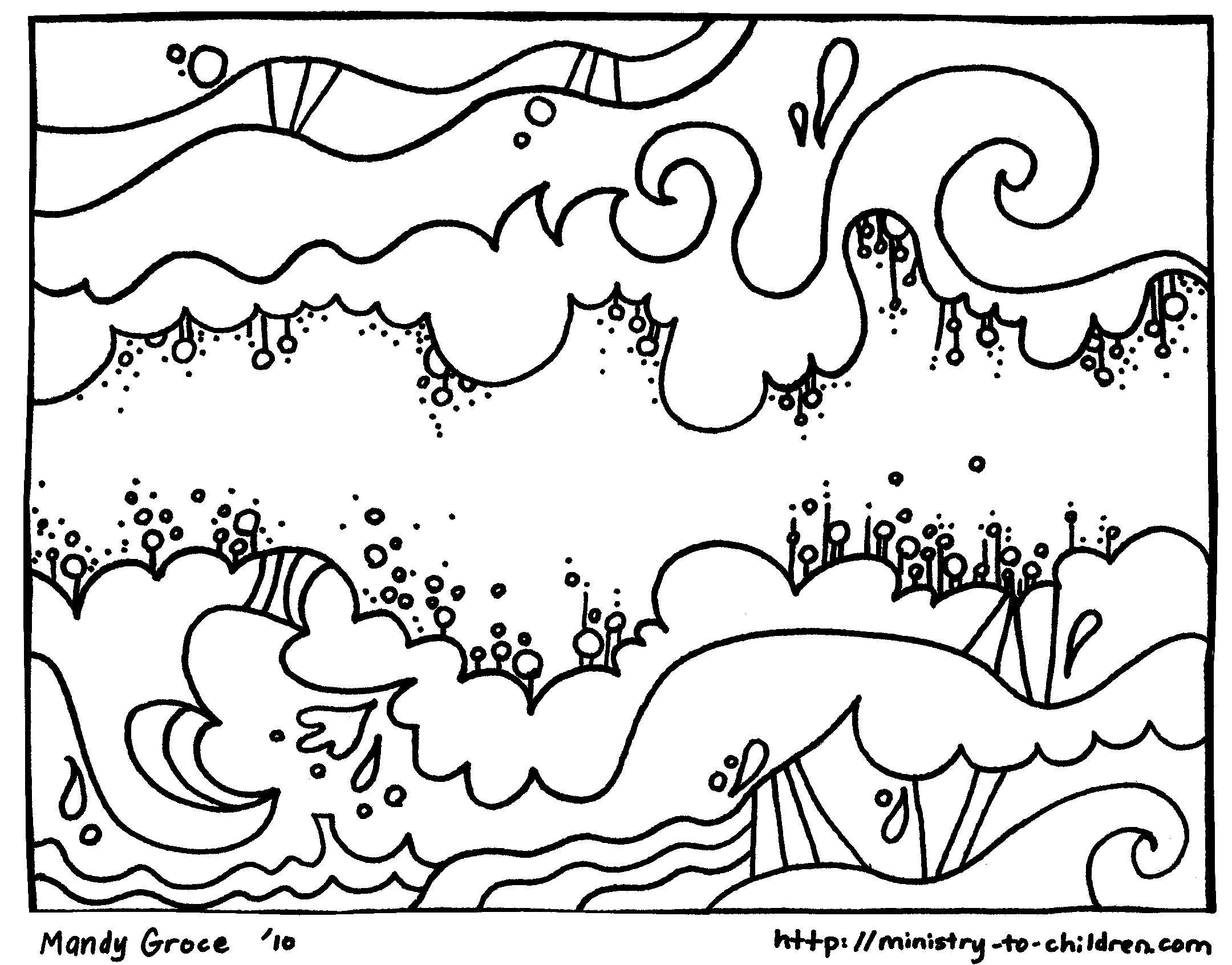 Creation coloring pages easy print pdf ministry