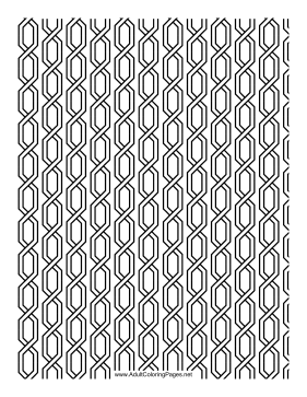 Chain coloring page