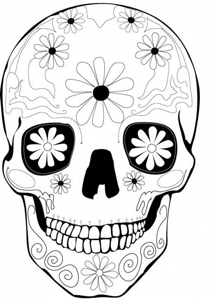 Dia de los muertos day of the dead kids coloring pages