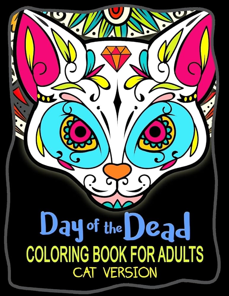 Day of the dead coloring book for adults sugar t skull version for t lover coloring pages for adults red skull adult coloring books books