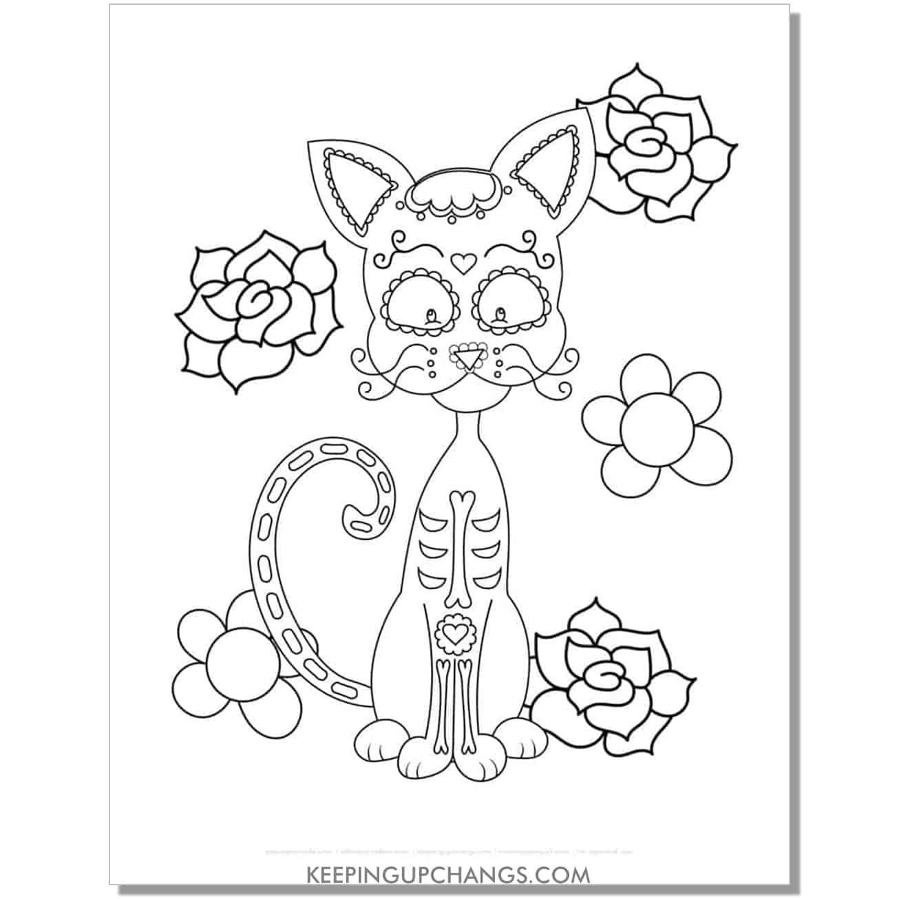 Best free halloween cat coloring pages top downloads