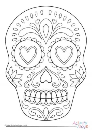 Day of the dead louring pages