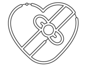 Valentines day chains with hearts coloring page free printable coloring pages