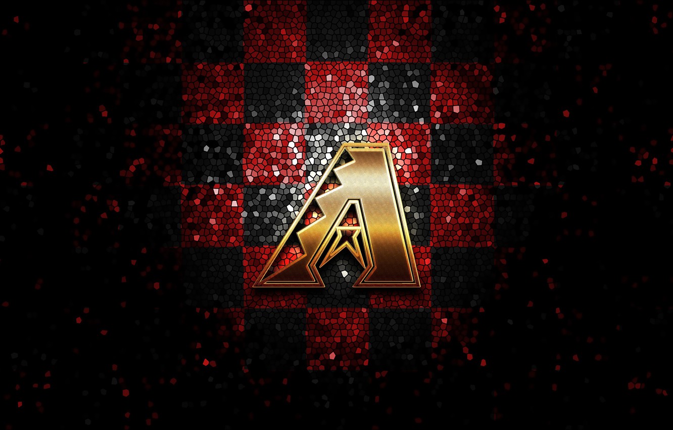 Wallpaper wallpaper sport logo baseball glitter checkered mlb arizona diamondbacks images for desktop section ñððññ