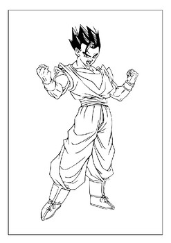 Join goku and his friends with big collection of dragon ball z coloring pages